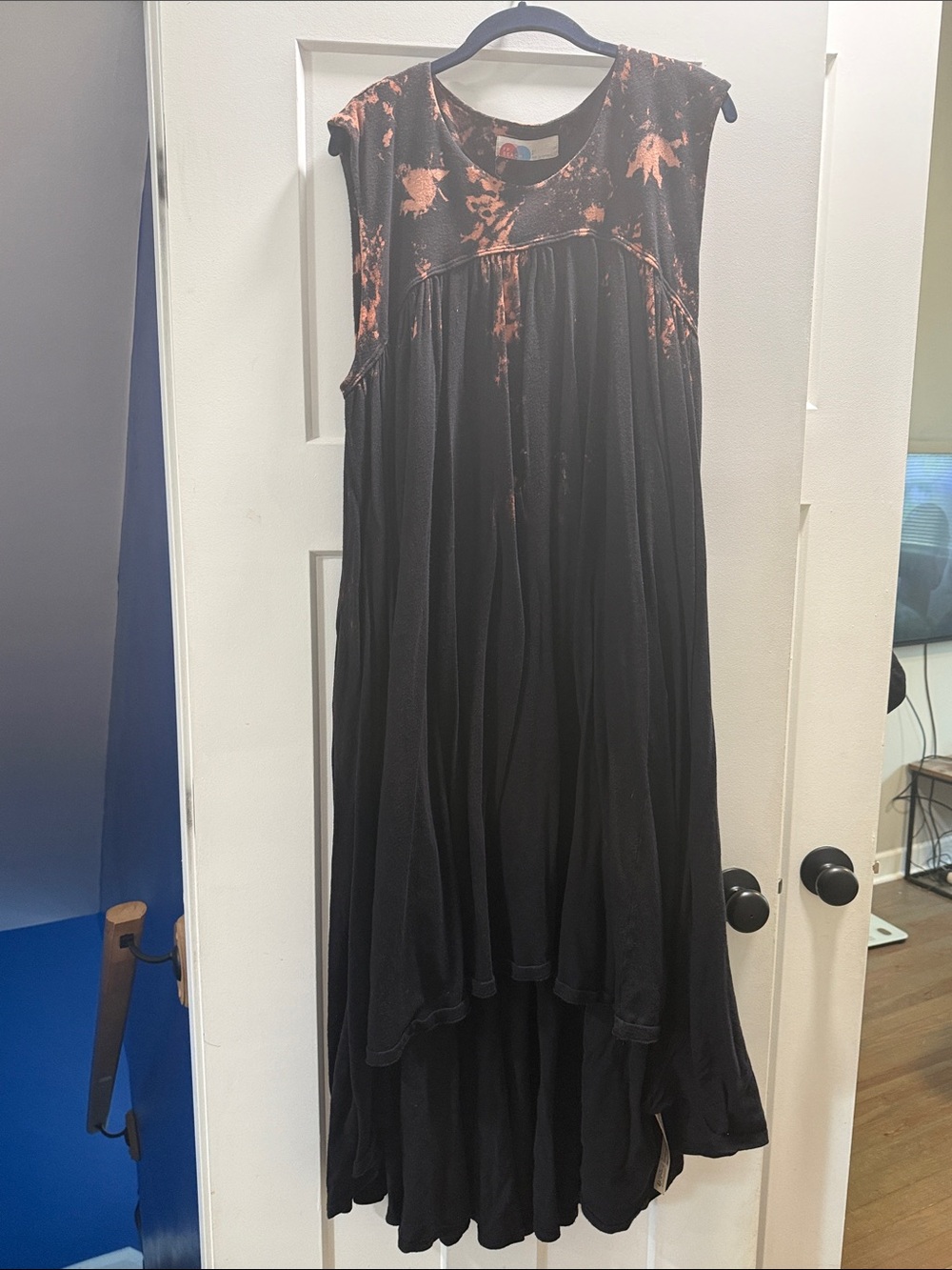 Free People Black Cotton Dress, size S - Picture 2 of 7
